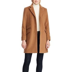 Lauren Ralph Lauren single breasted wool coat 14